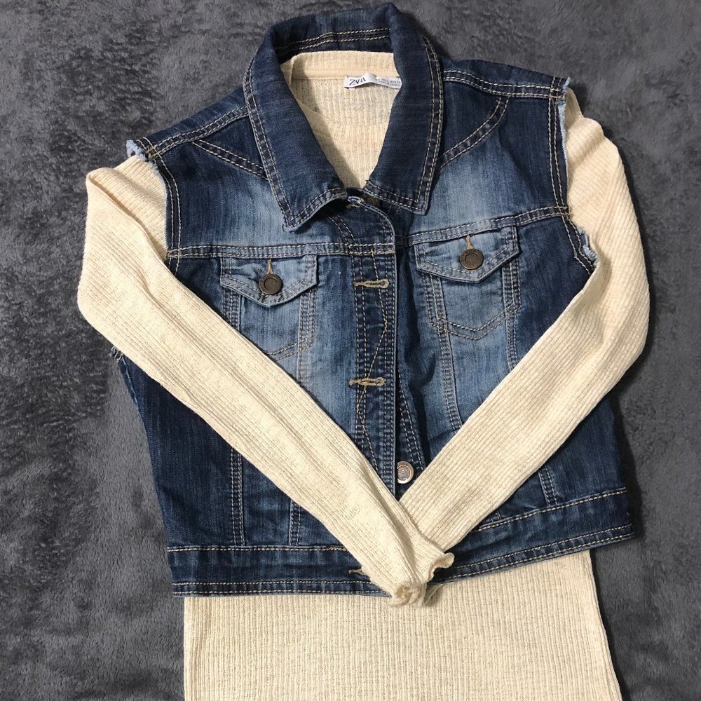 Denim vest by Hot Kiss